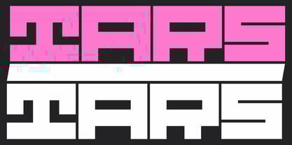 ERF Tars Font Poster 2