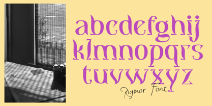 Rigmor Font Poster 5