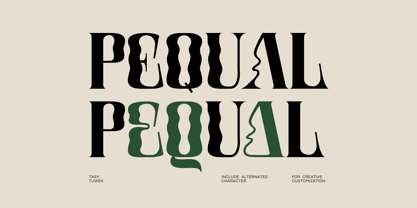 Tasy Tuwek Font Poster 2