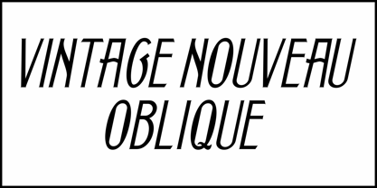 Vintage Nouveau JNL Font Poster 4