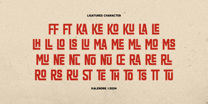 Kelenora Font Poster 5