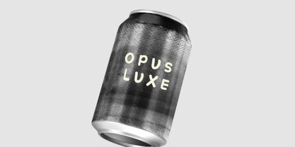 Opus Luxe Font Poster 4