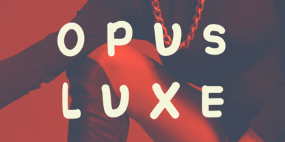 Opus Luxe Font Poster 1