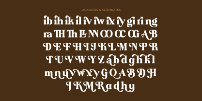 Regina Morise Font Poster 14