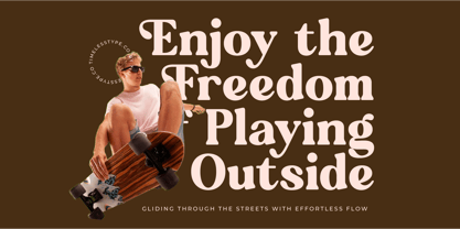 Regina Morise Font Poster 7