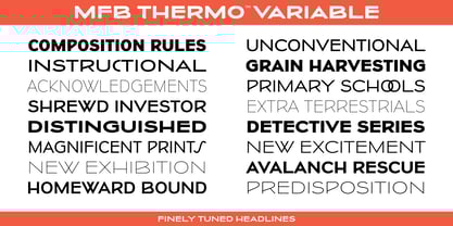 MFBThermo Font Poster 4