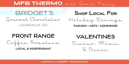 MFBThermo Font Poster 5