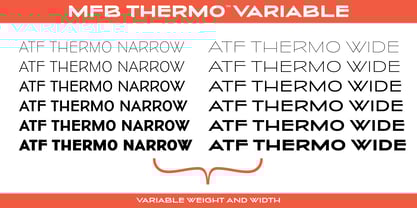 MFBThermo Font Poster 3