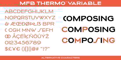 MFBThermo Font Poster 2