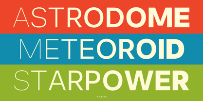 Astra Font Poster 2