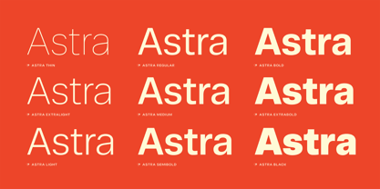 Astra Font Poster 7