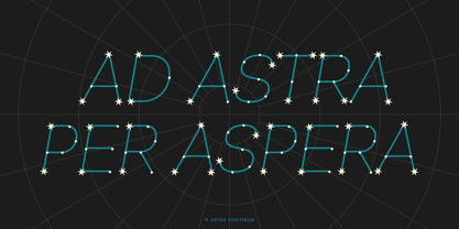 Astra Font Poster 9
