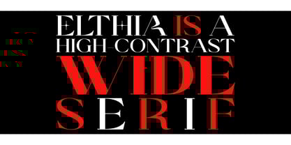 Elthia Font Poster 10