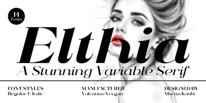 Elthia Font Poster 1