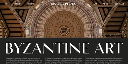 Circe Contrast Font Poster 10