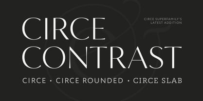 Circe Contrast Font Poster 1