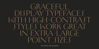 Circe Contrast Font Poster 3