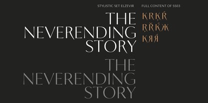 Circe Contrast Font Poster 12