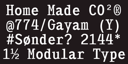 403 Felgrit Font Poster 2