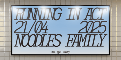 403 Felgrit Font Poster 12