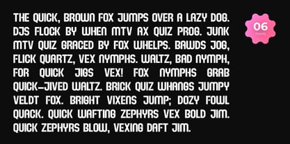 Zakhori Display Font Poster 7