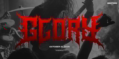 Mortaly Sword Font Poster 4