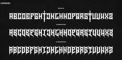 Mortaly Sword Font Poster 12