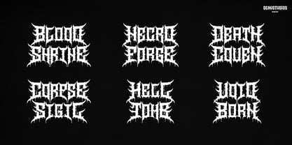 Mortaly Sword Font Poster 5