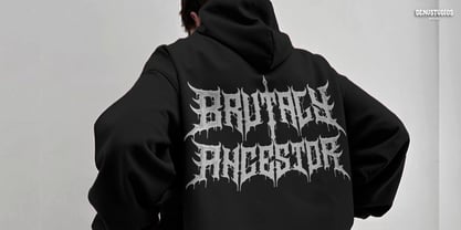 Mortaly Sword Font Poster 9