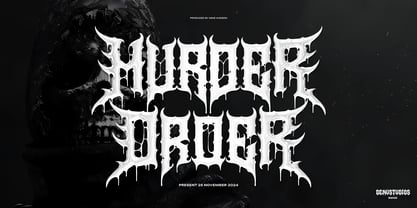 Mortaly Sword Font Poster 2