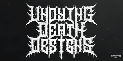 Mortaly Sword Font Poster 6