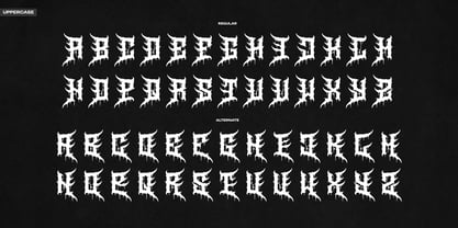 Mortaly Sword Font Poster 11
