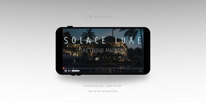 Solace Luxe Font Poster 9