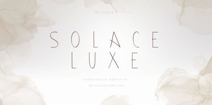 Solace Luxe Font Poster 1