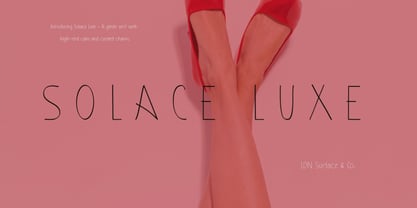 Solace Luxe Font Poster 7