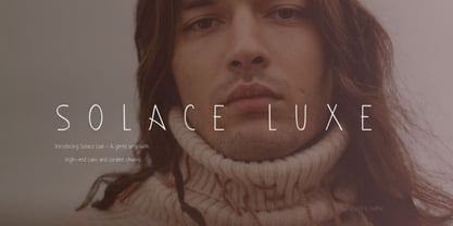 Solace Luxe Font Poster 6