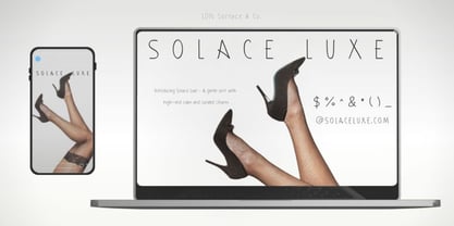 Solace Luxe Font Poster 4