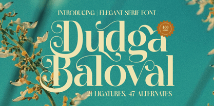 Dudga Baloval Font Poster 1