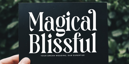 Magitals Glowing Font Poster 11