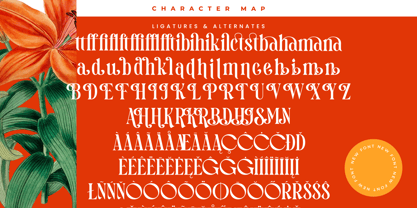 Magitals Glowing Font Poster 15