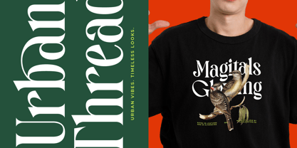 Magitals Glowing Font Poster 9