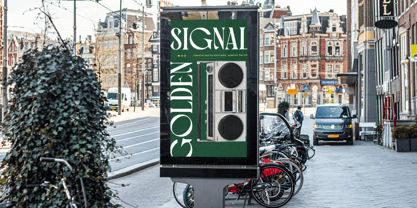 Magitals Glowing Font Poster 10