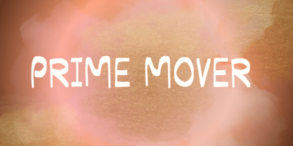 Prime Mover Font Poster 6