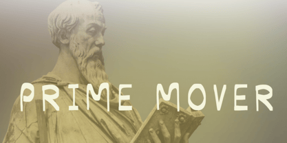 Prime Mover Font Poster 1