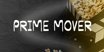 Prime Mover Font Poster 5