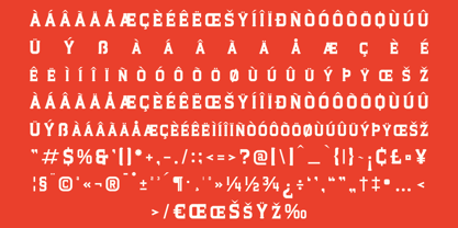 Homure Font Poster 8