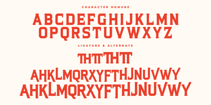 Homure Font Poster 7