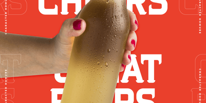 Homure Font Poster 3