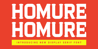 Homure Font Poster 1