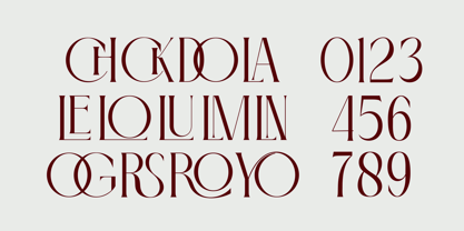 Glasvia Font Poster 9